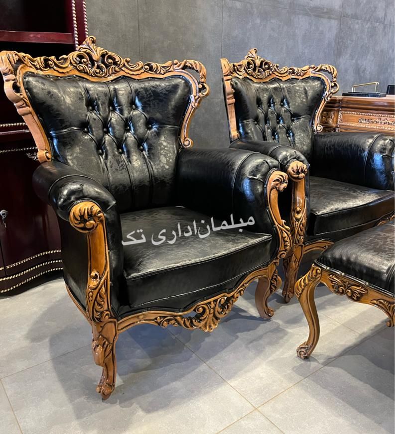 مبل کلاسیک اداری٪میزجلوبسته اداری مدل وزیری|دفتر کار|چهاردانگه (تهران), |دیوار