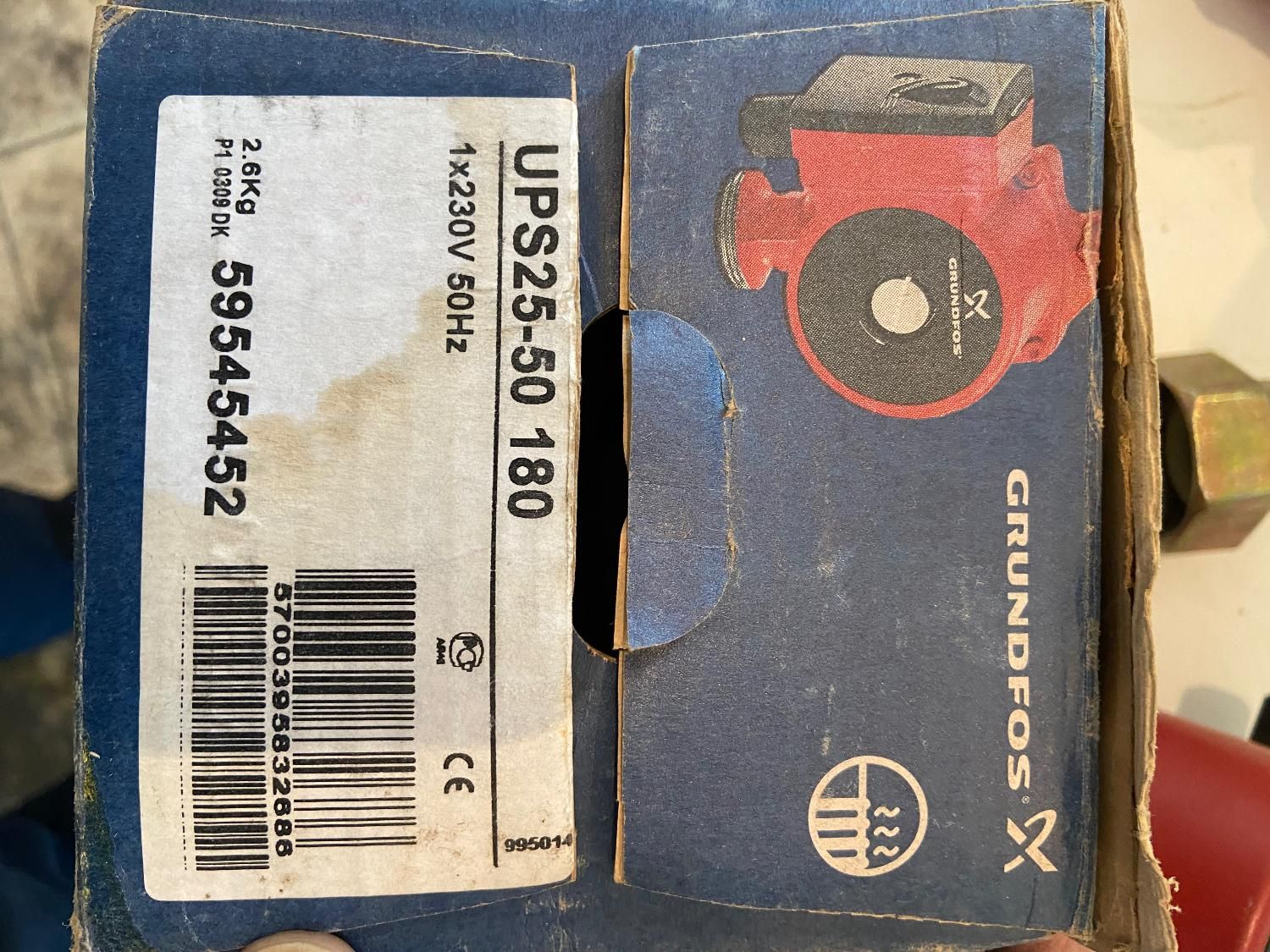 پمپ سیرکولاتور شوفاژ خطی گراندفوس ups 25 50 180|آبگرمکن، پکیج، شوفاژ|تهران, هروی|دیوار