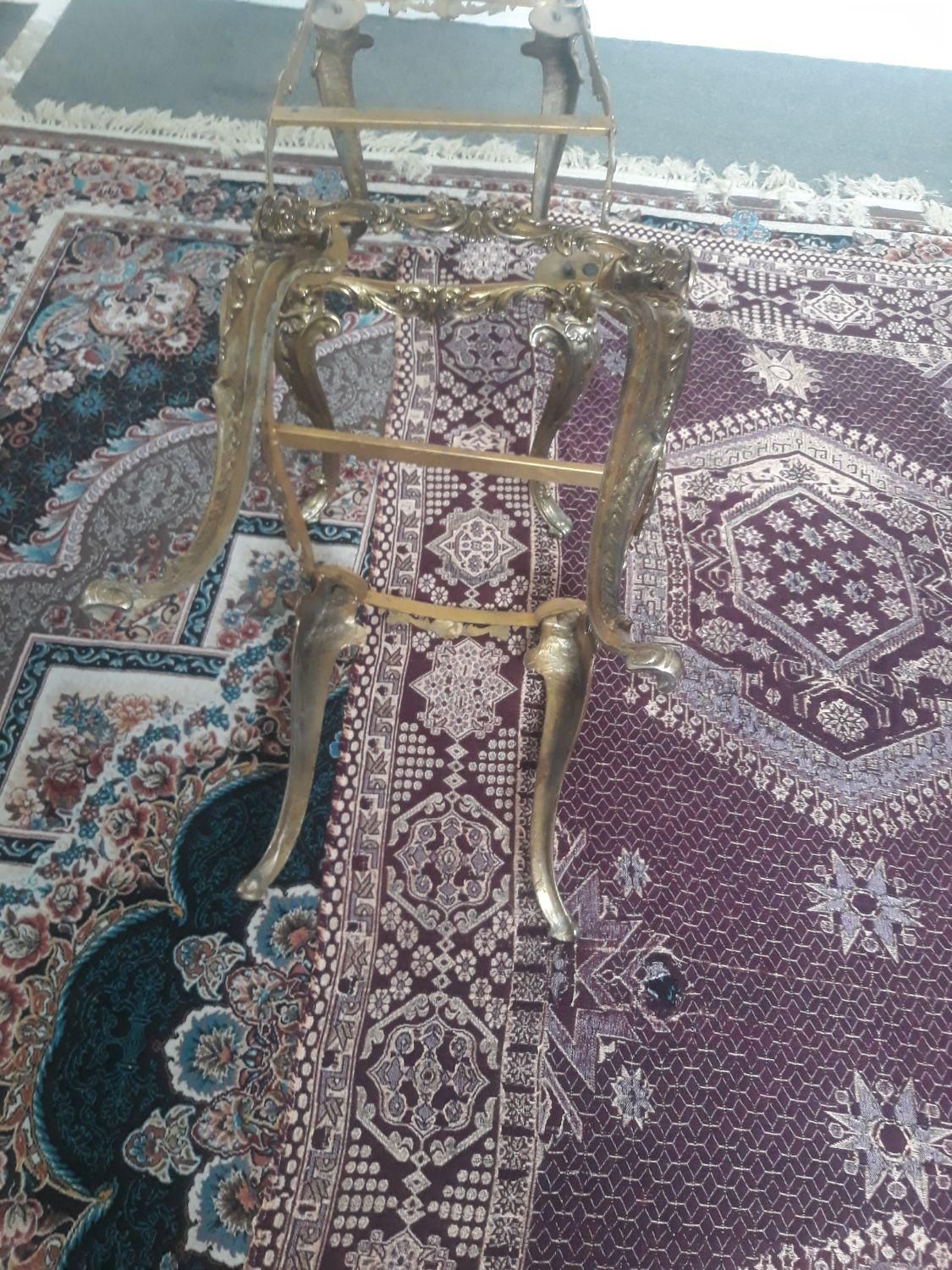دو عدد میز برنز اصل|مبلمان خانگی و میز عسلی|تبریز, |دیوار