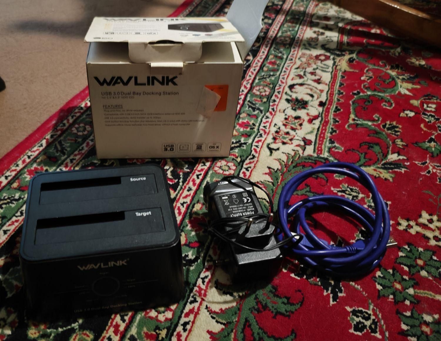 داک هارد wavlink در حد نو|قطعات و لوازم جانبی رایانه|اردبیل, |دیوار