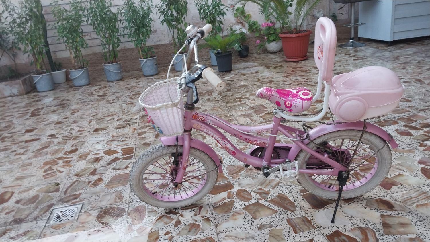 دوچرخه صورتی ۱۶|دوچرخه، اسکیت، اسکوتر|رشت, پیرکلاچای|دیوار
