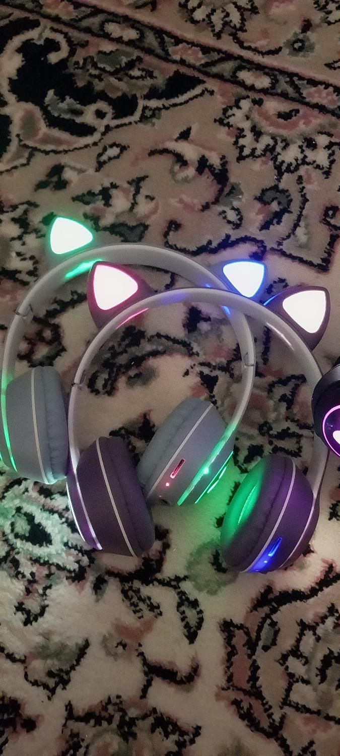 هدست بلوتوثی چراغ دار هدفون|لوازم جانبی موبایل و تبلت|بروجرد, |دیوار