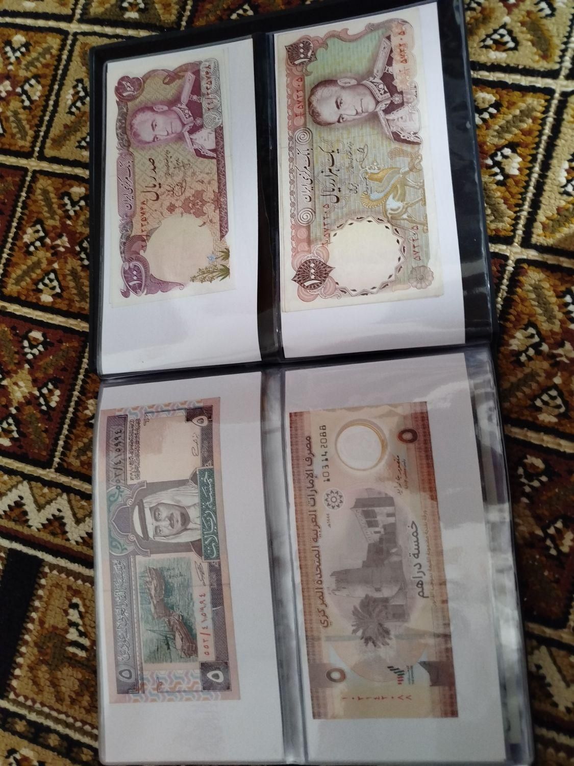 کلکسیون اسکناس های خارجی (با توضیحات)|کلکسیون سکه، تمبر، اسکناس|تهران, شهرک غرب|دیوار