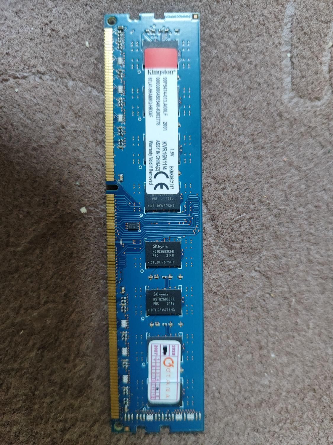 دو عدد رمه DDR3 4G|قطعات و لوازم جانبی رایانه|تهران, جی|دیوار