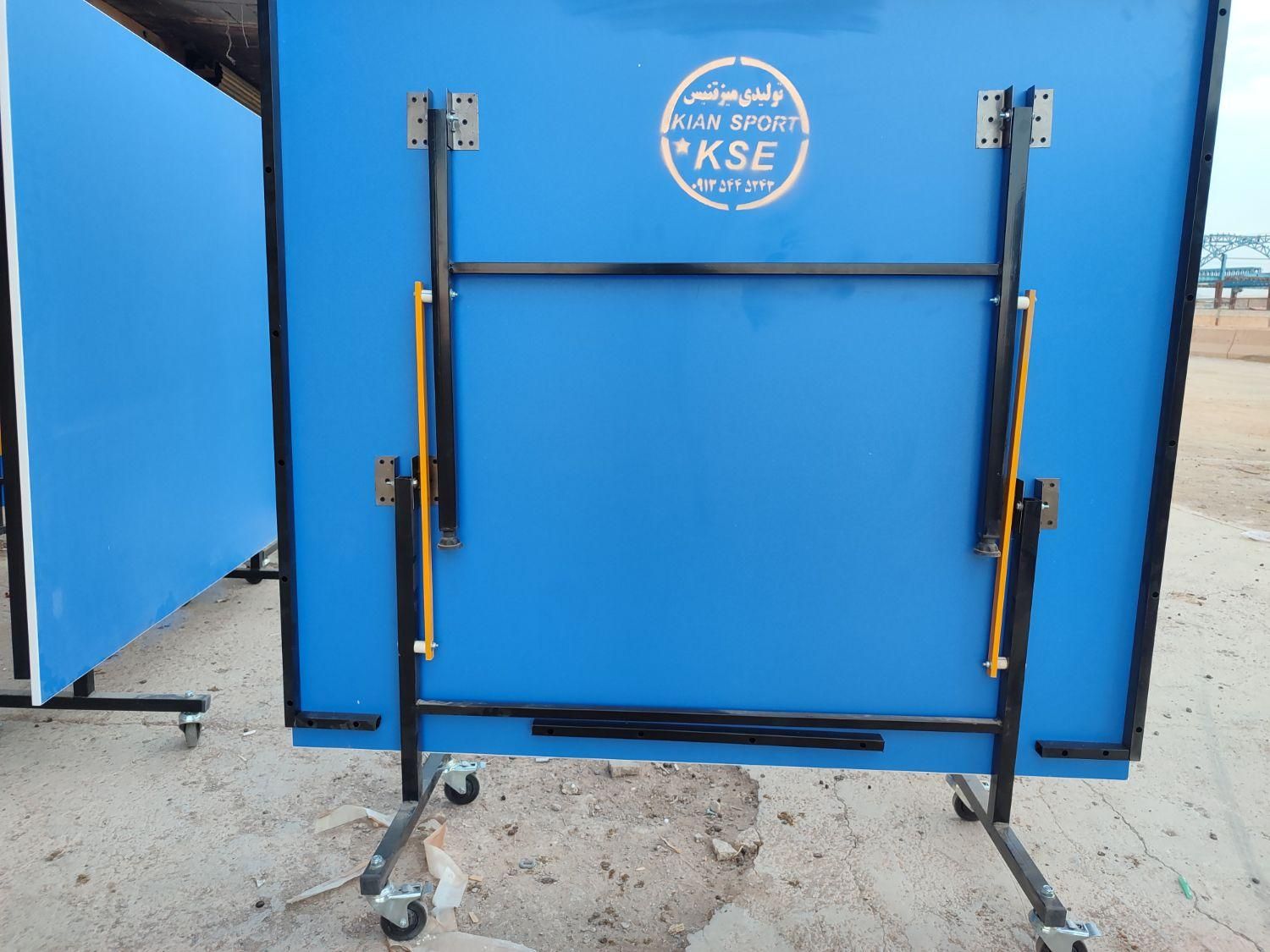 هشت چرخ تاشو دو تیکه میز تنیس پینگ پنگ|ورزشهای توپی|اصفهان, تیران|دیوار