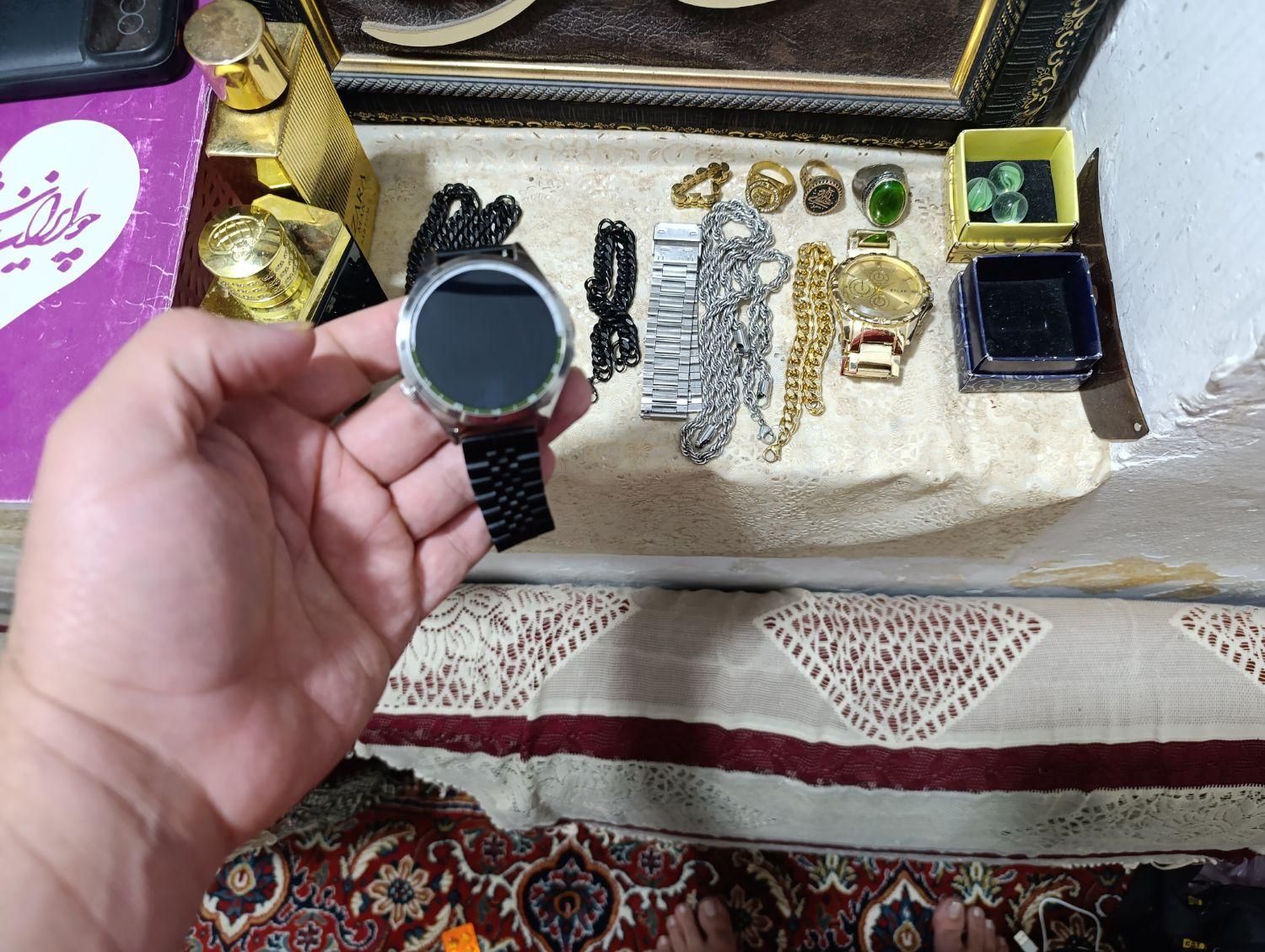 پک ساعت هوشمند باگردنبند ودستبندوایرپاد وانگشتر|لوازم جانبی موبایل و تبلت|اهواز, زیتون کارگری|دیوار
