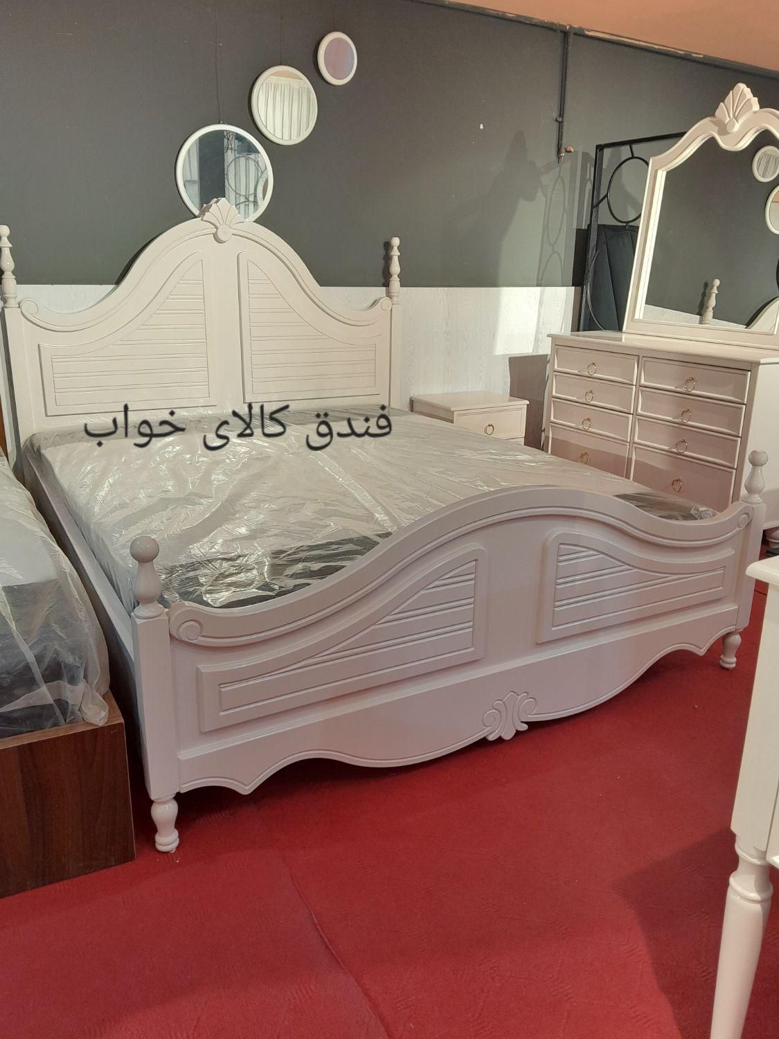سرویس تختخواب کد۶۰۶۰+تخت+دراور+اینه+پاتختی|تخت و سرویس خواب|مشهد, فرهنگ|دیوار