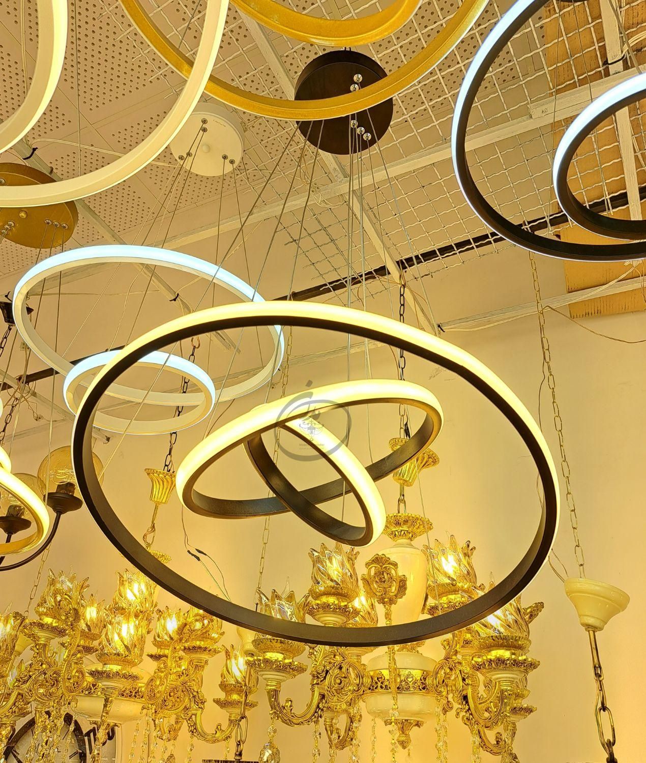 لوستر ۳طبقه مدرن|لوستر و چراغ آویز|مشهد, شهرک رازی (شهرک غرب)|دیوار