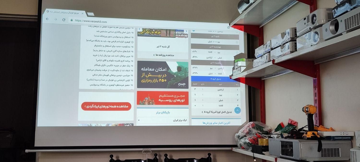 ویدئو پروژکتور NEC برای استفاده مدارس و آموزشگاه|تلویزیون و پروژکتور|تهران, میدان انقلاب|دیوار