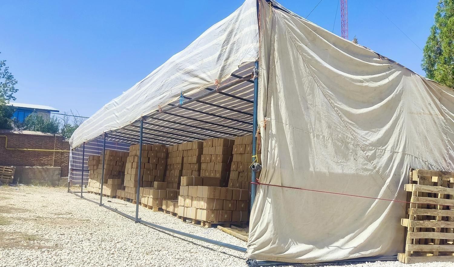 نصب و ارائه انواع داربست و چادر مجالس پارس|خدمات پیشه و مهارت|همدان, |دیوار