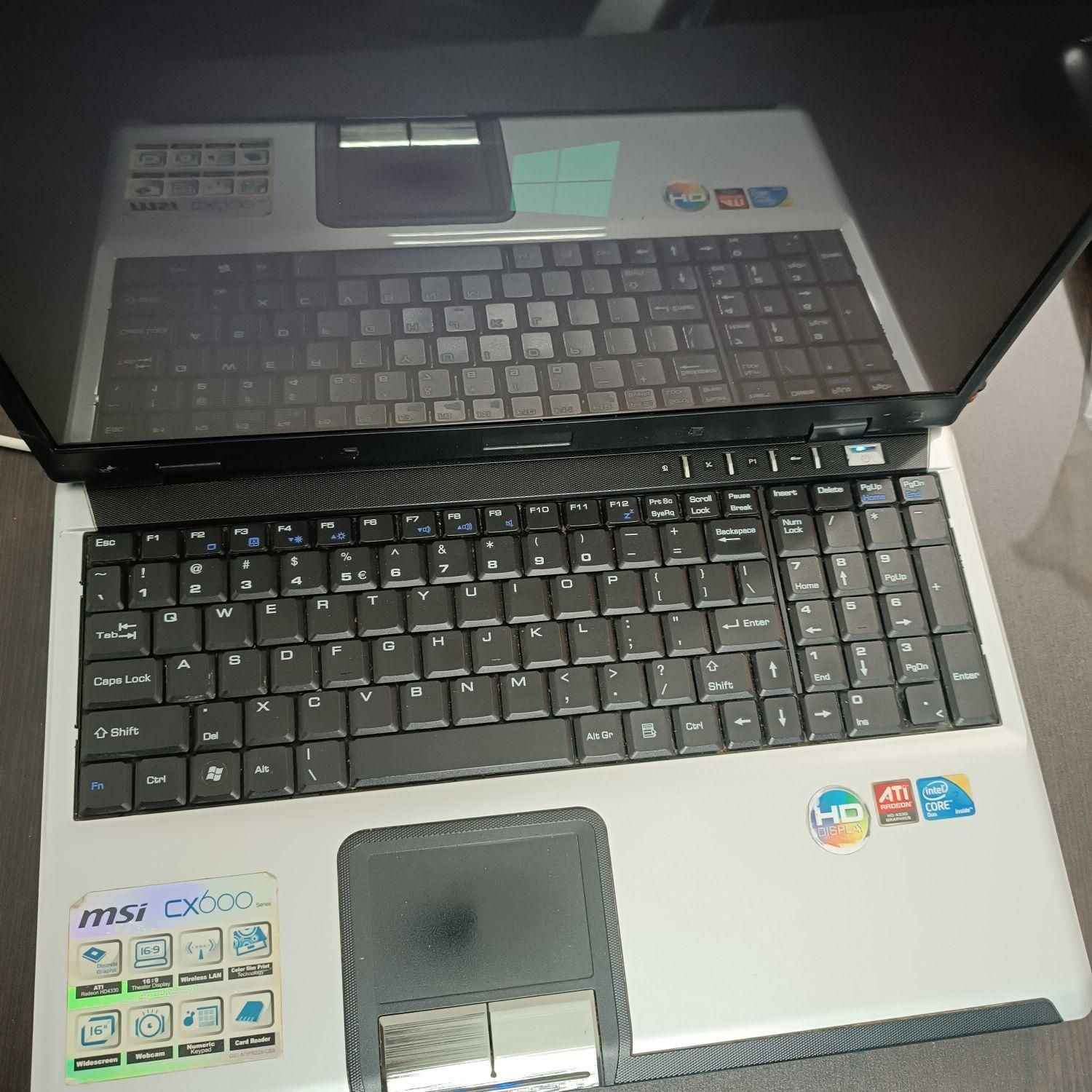 لپ تاپ msi laptop|رایانه همراه|اصفهان, شمس آباد|دیوار