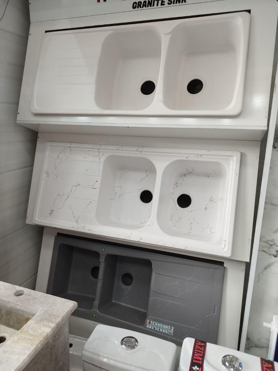 سینک گرانیتی مواد ترک|مصالح و تجهیزات ساختمان|ورامین, |دیوار