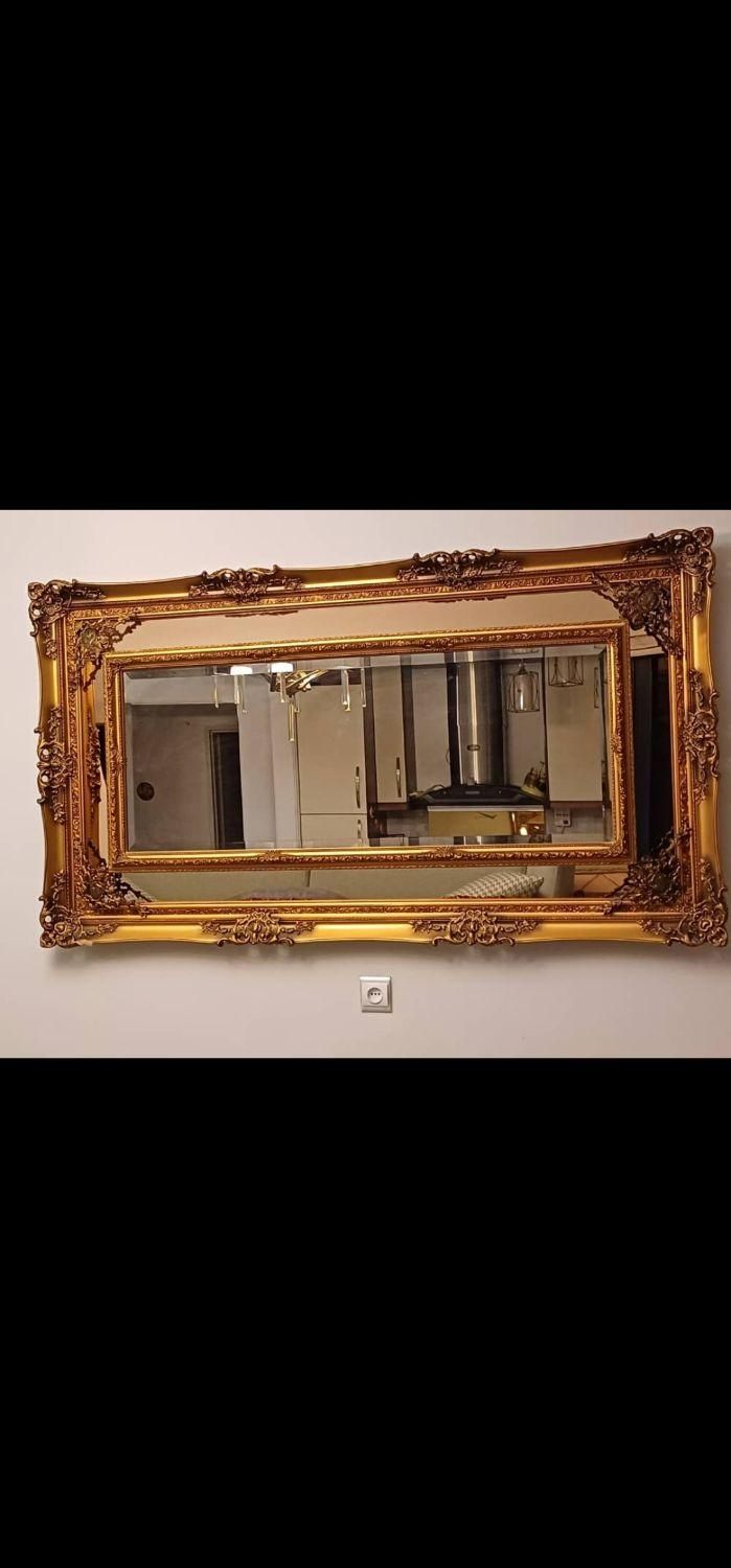 آینه دیواری طرح آنتیک|آینه|رامسر, |دیوار