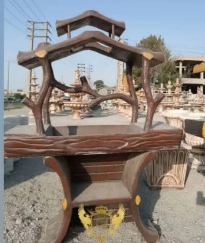 باربیکیو منقل کباب پز آبنما بتنی حوض مجسمه فرشته|مصالح و تجهیزات ساختمان|تبریز, |دیوار