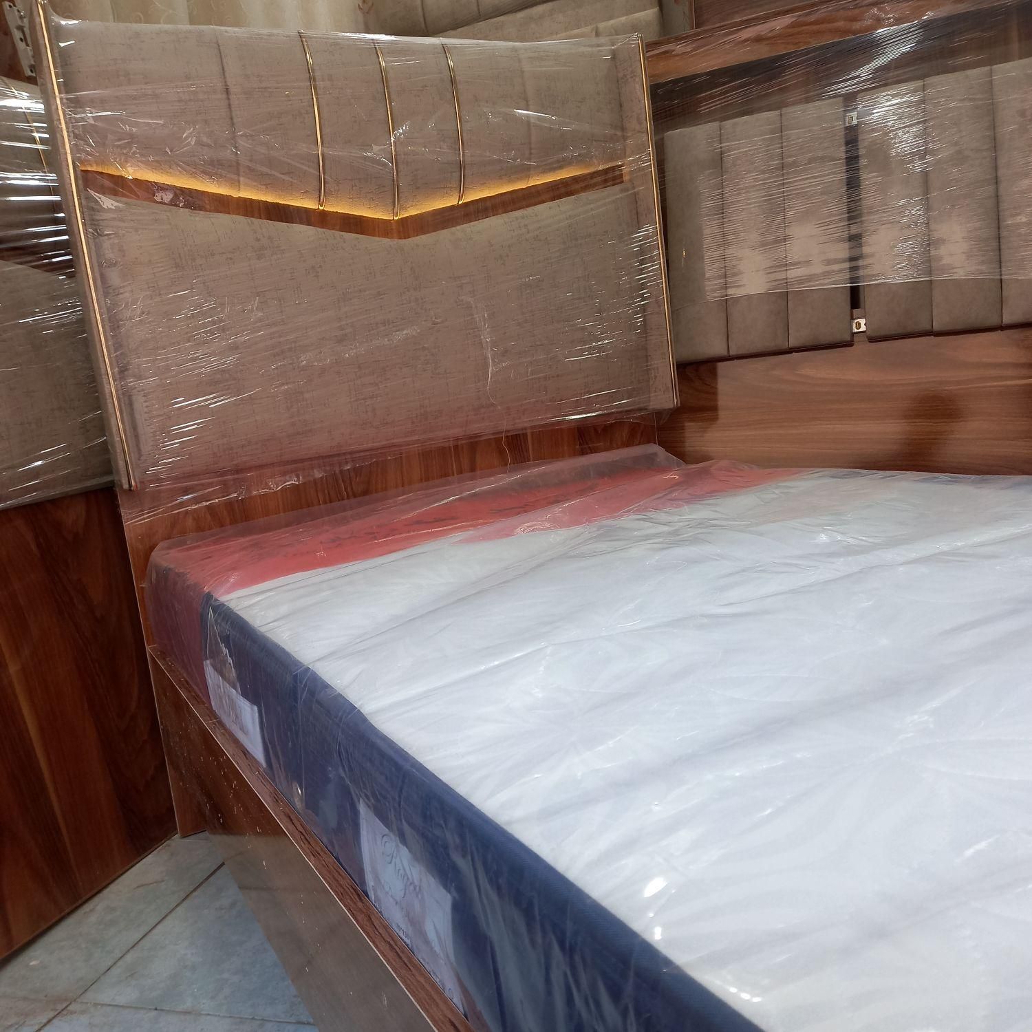 تخت تک نفره مدل آیلین قهوه ای کد ۱۱۰۶|تخت و سرویس خواب|تبریز, |دیوار