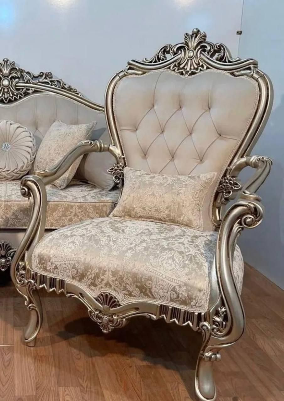 مبل سلطنتی نگار چوب گردو|مبلمان خانگی و میز عسلی|همدان, |دیوار