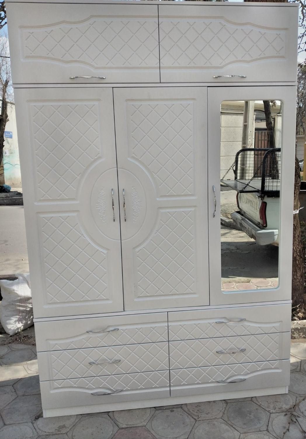 کمد 4تیکه عرض ۱۵۰|جاکفشی، کمد، دراور|قزوین, |دیوار