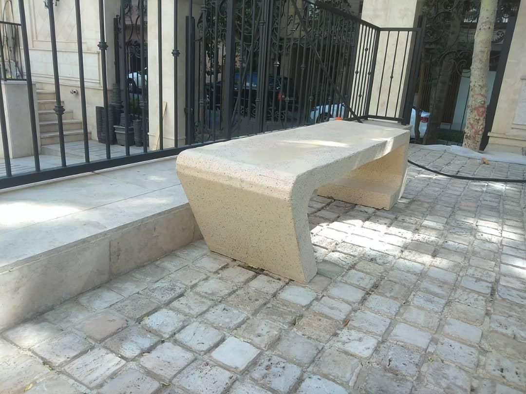 نیمکت مورب بتنی گلدان بتنی پایه کج سنگین محکم|مصالح و تجهیزات ساختمان|تهران, شهر‌زیبا|دیوار