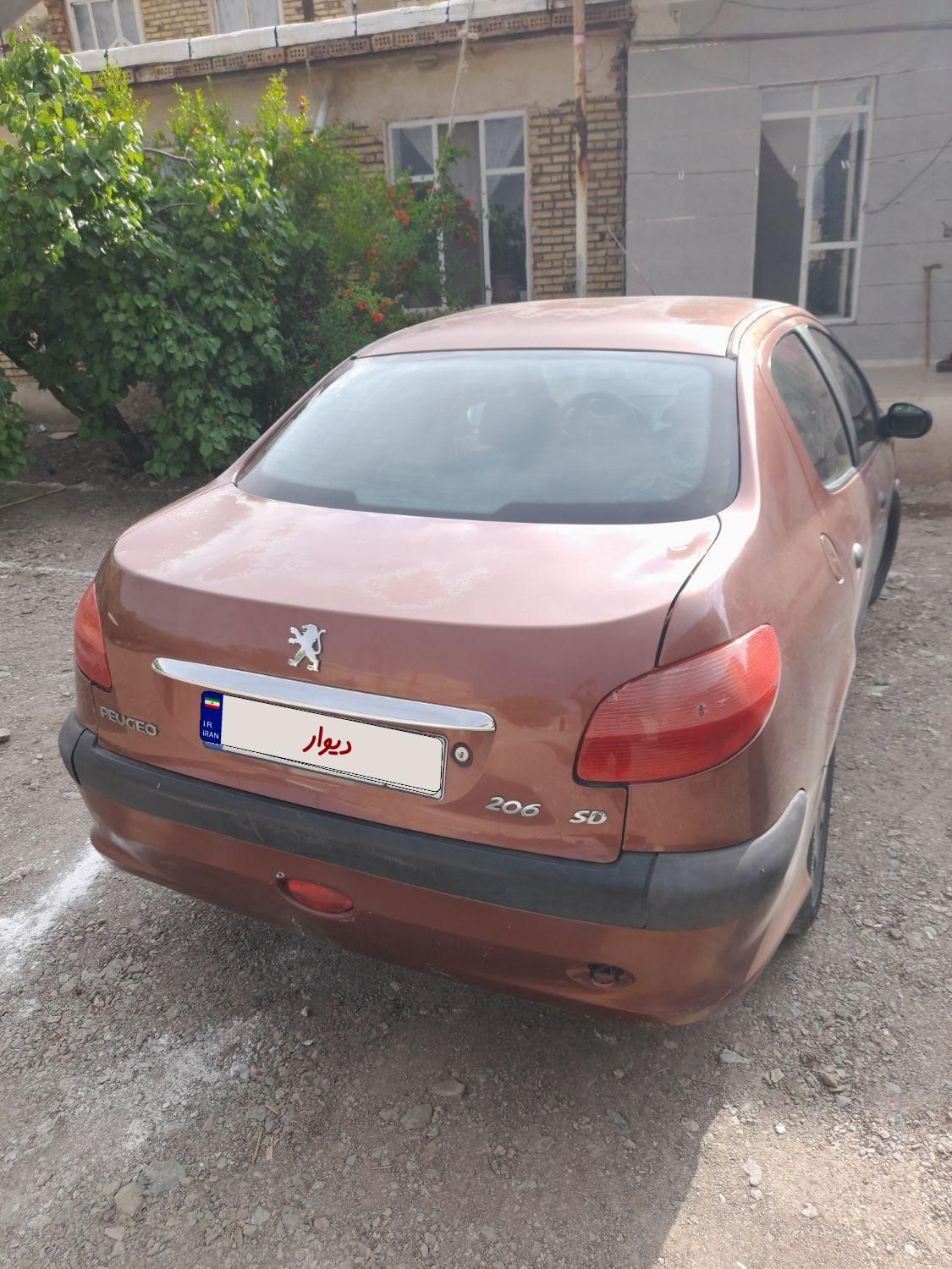 پژو 206 SD V1، مدل ۱۳۸۶|خودرو سواری و وانت|خوی, |دیوار