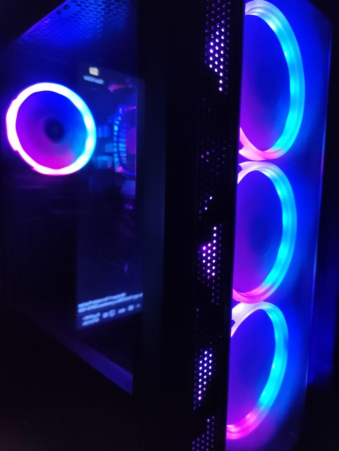 سیستم گیمینگ نسل 12+موس و کیبورد RGB گیمینگ + مودم|رایانه رومیزی|مشهد, کوه سنگی|دیوار