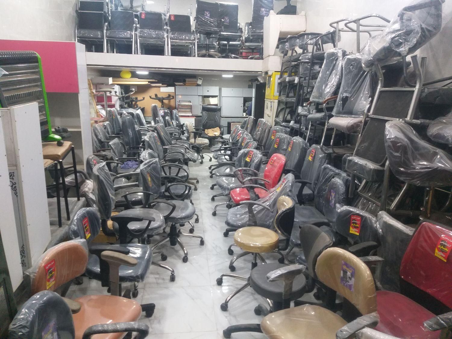 صندلی میز کارمندی سمساری|صندلی و نیمکت|خرمآباد, |دیوار