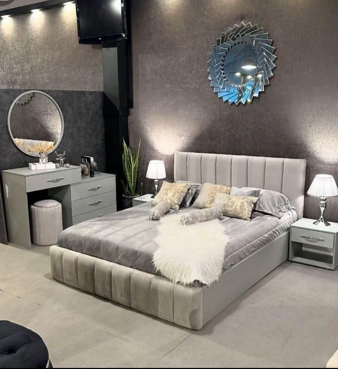 تخت/سرویس خواب/پارچه ای/ام دی اف|تخت و سرویس خواب|گلبهار, |دیوار