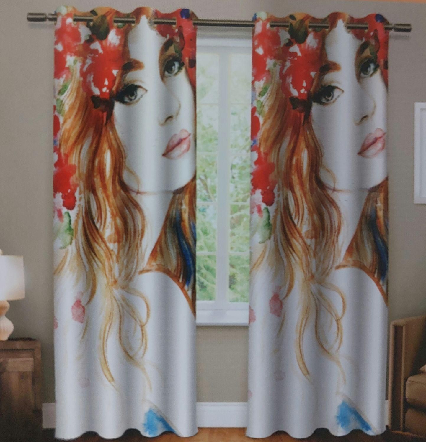 پرده پانچ تصویری چهره آرایشگاه زنانه کد۲۷۱|پرده، رانر، رومیزی|اصفهان, ردان|دیوار