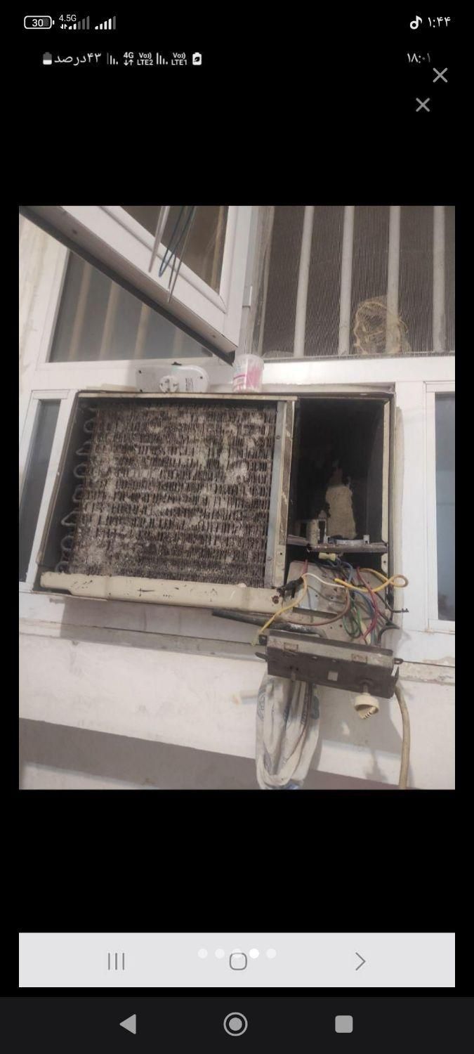 ف خریدار کولر سالم سوخته خرابه اوراقی فرسوذه|کولر گازی و فن‌کوئل|بندرعباس, |دیوار