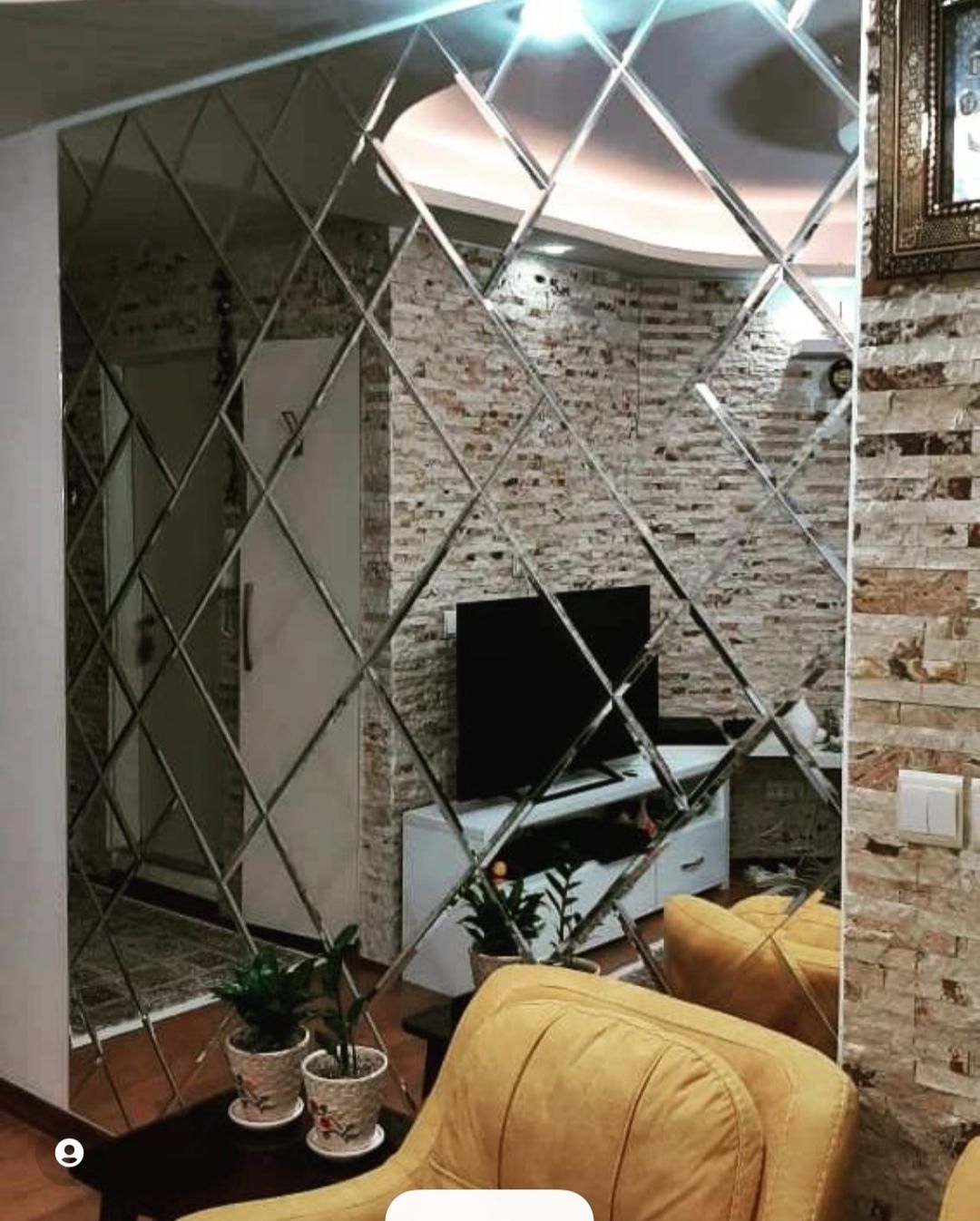 فروش و نصب آینه های دکوراتیو و ماربل شیت|خدمات پیشه و مهارت|پرند, |دیوار