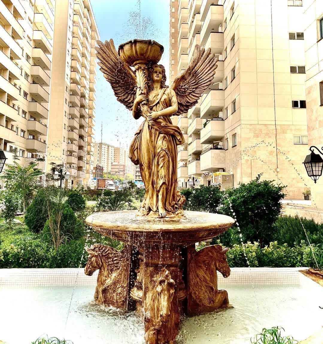 آبنما مجسمه دار فرشتگان بتن گلاس مقاوم زیبا|مصالح و تجهیزات ساختمان|کرمانشاه, |دیوار