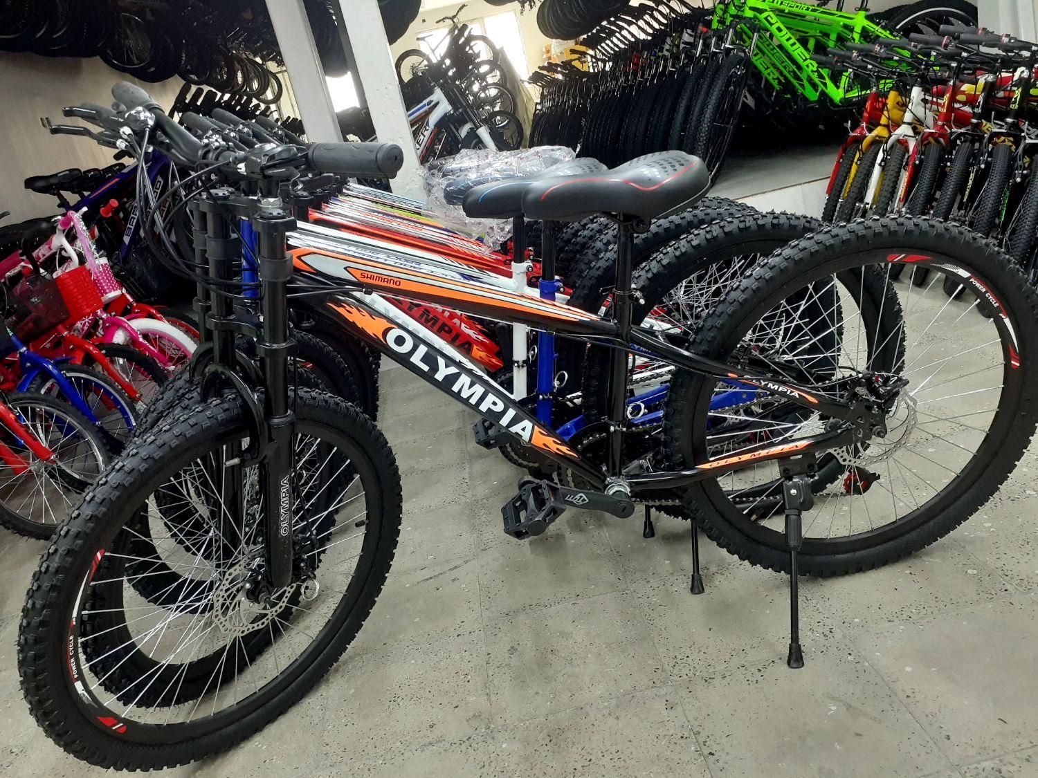 دوچرخه ۲۶ دنده ای آفرود المپیا|دوچرخه، اسکیت، اسکوتر|کرج, شاهینویلا|دیوار