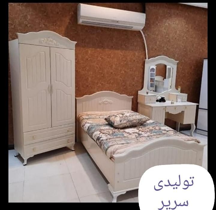 سرویس خواب انفره نوجوان|تخت و سرویس خواب|شیراز, وصال|دیوار