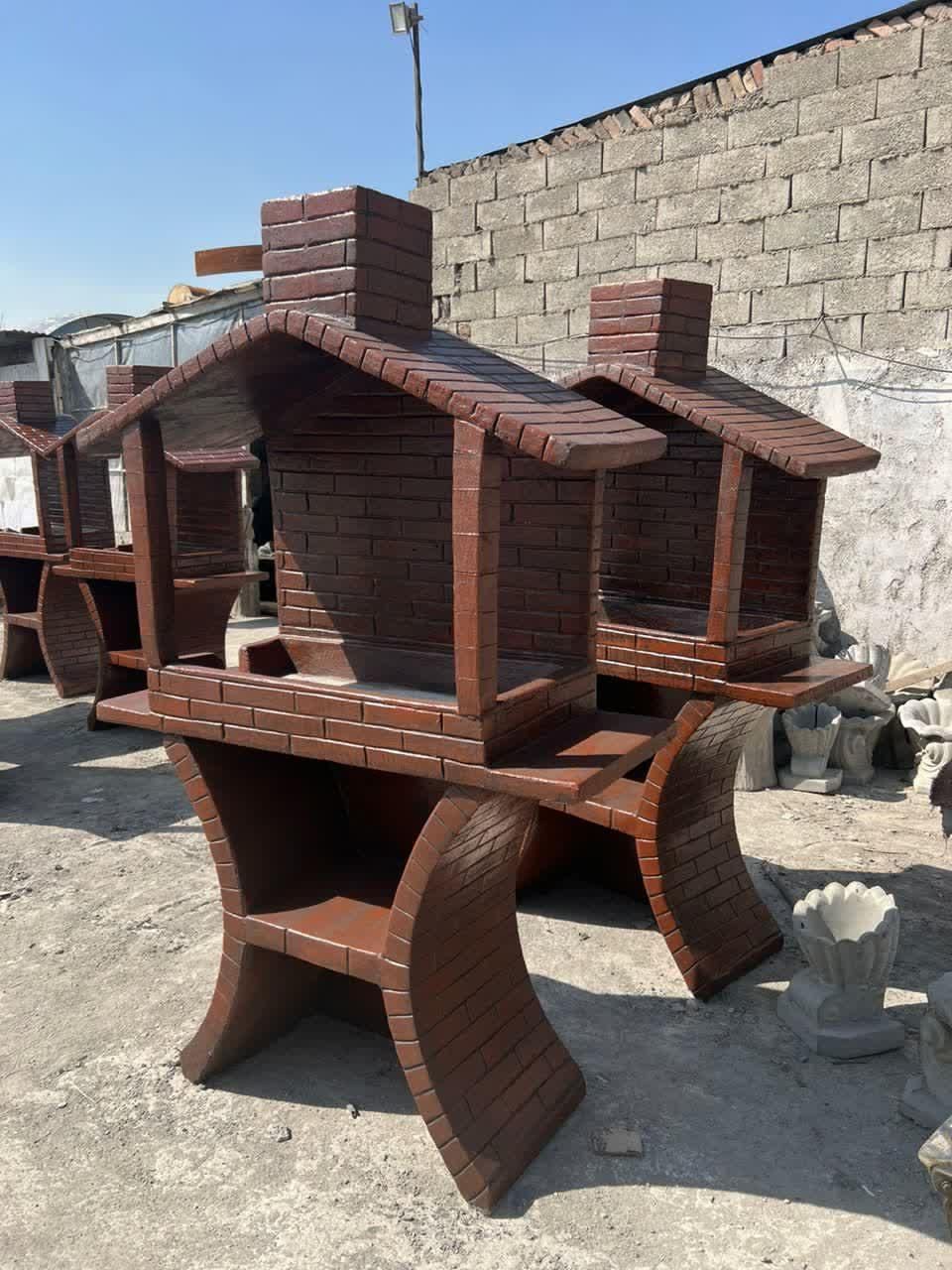 باربیکیو منقل کباب پز بتنی مسلح سنگین مقاوم باغی|مصالح و تجهیزات ساختمان|آستارا, |دیوار