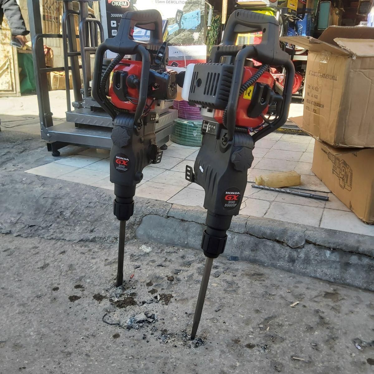دریل پیکور بنزینی هوندا ۲ کاره ۳۵۰۰وات تخریب|ماشینآلات صنعتی|شیراز, بازار|دیوار