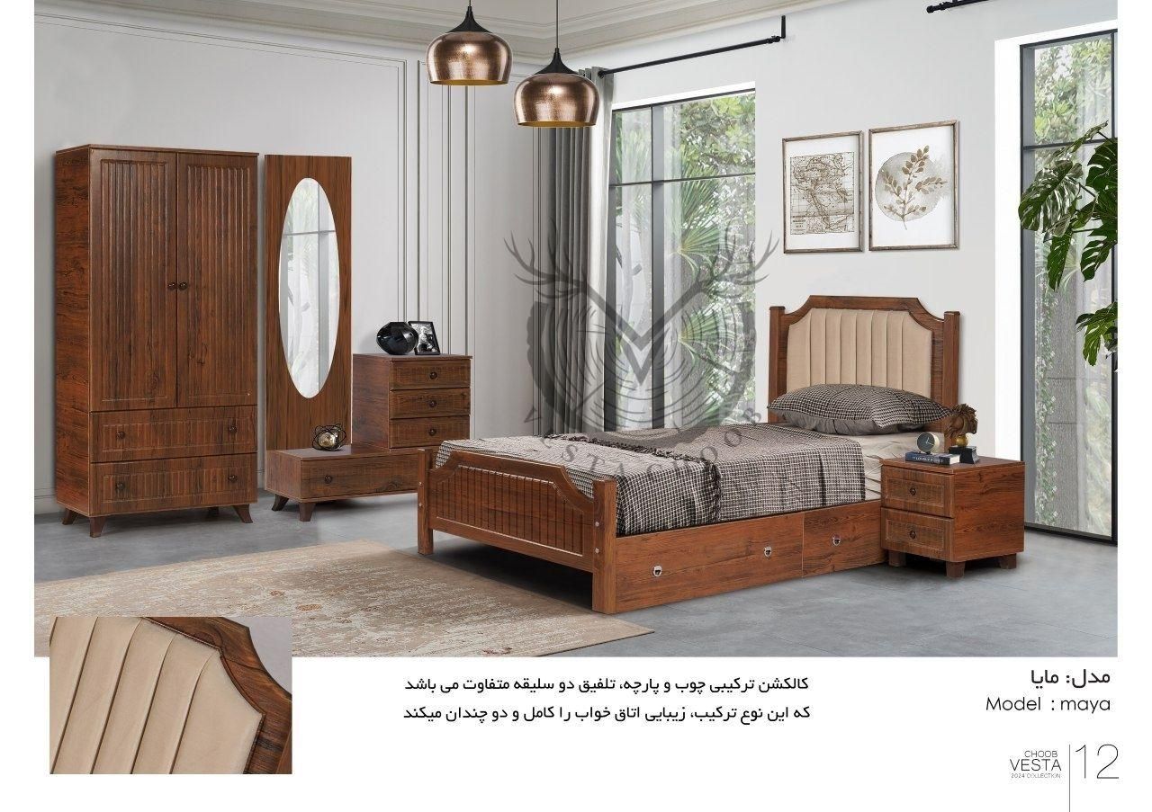 تخت خواب یک نفره تختخواب شرکتی یکنفره،نوجوانmiya|تخت و سرویس خواب|چهاردانگه (تهران), |دیوار