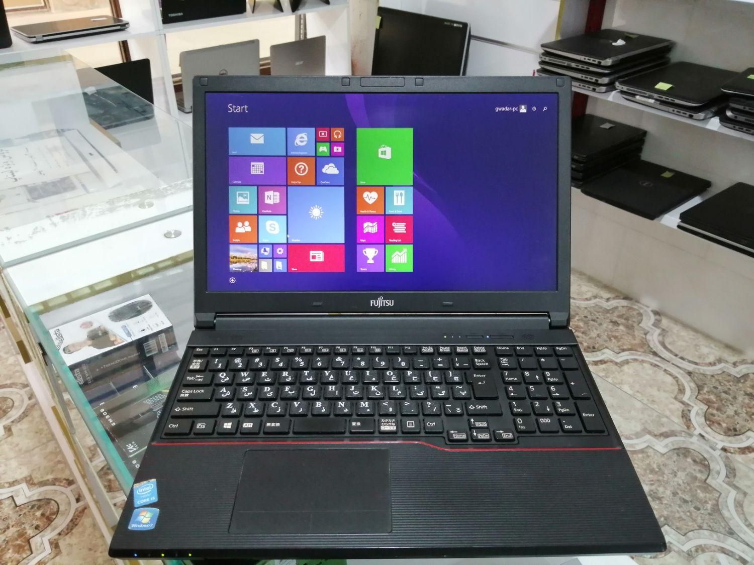 لپتاپ فوجیتسو core i5 رم8 هارد500 صفحهFHD|رایانه همراه|سراوان, |دیوار