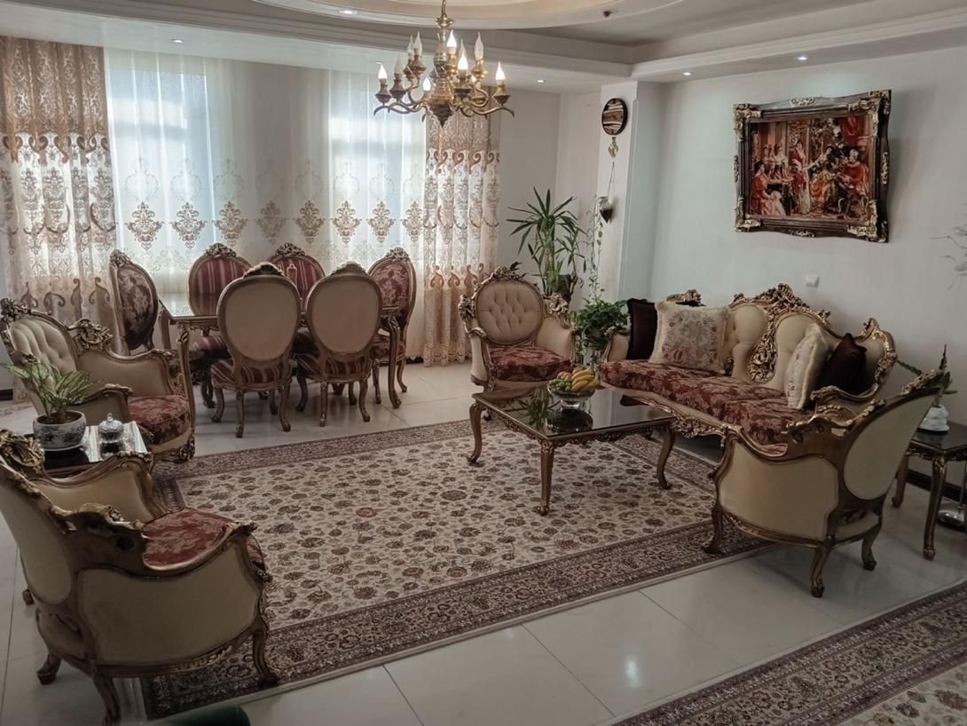 مبلمان سلطنتی+ناهارخوری‌ومیز پارچه ایتالیا درحدنو|مبلمان خانگی و میز عسلی|خاوران, |دیوار