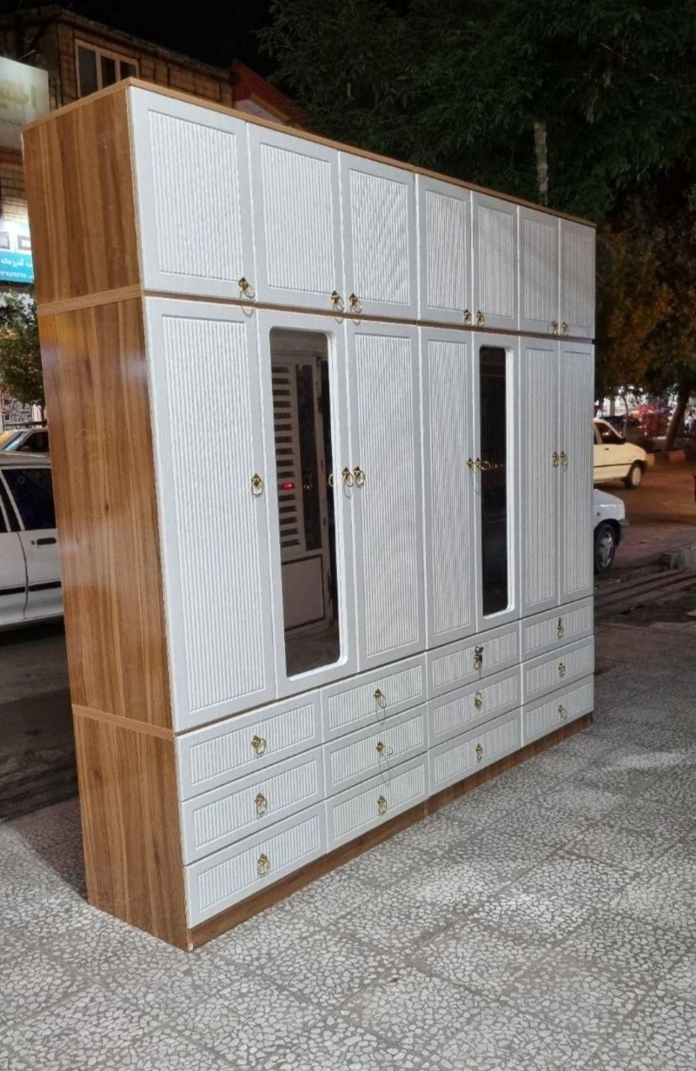 کمد رگال لباس پازلی|جاکفشی، کمد، دراور|کاشان, باغ ماجد|دیوار