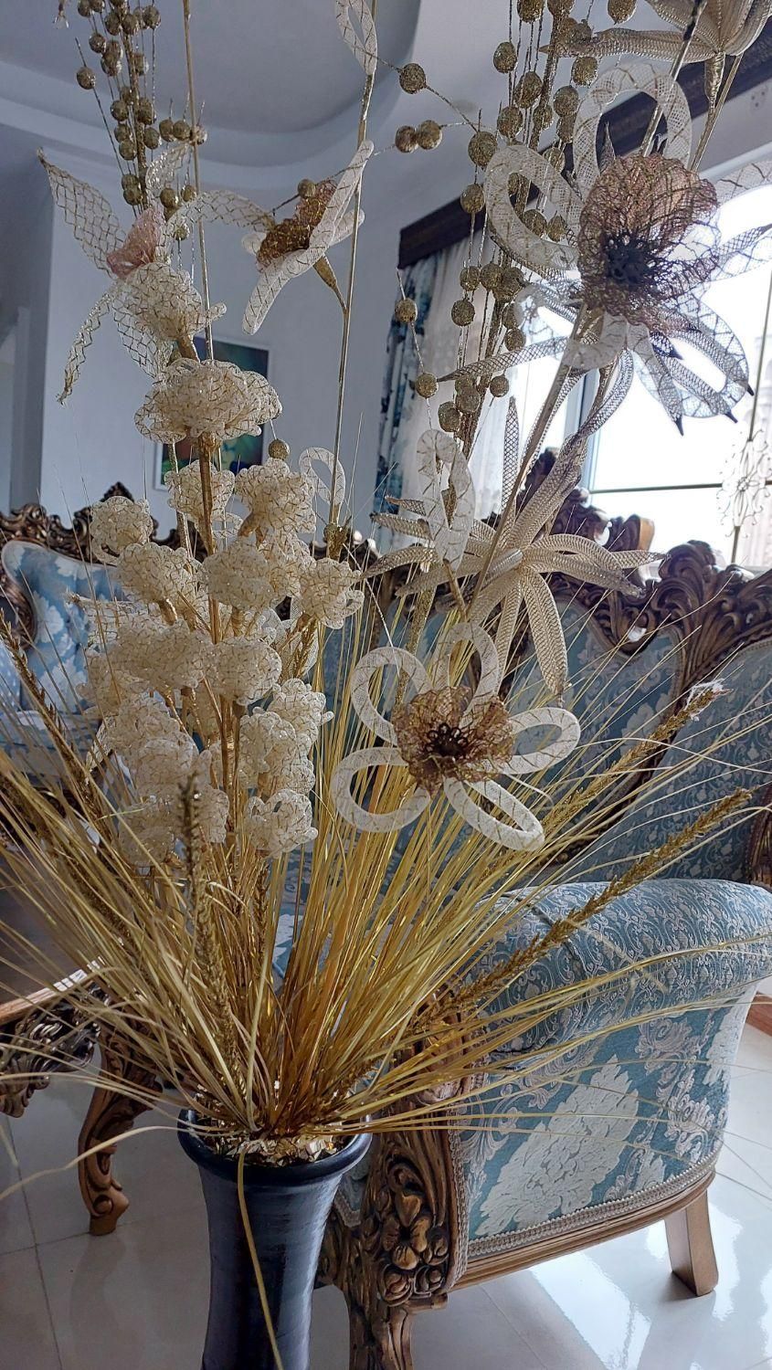 گل با گلدون|گل مصنوعی|رشت, دباغیان|دیوار