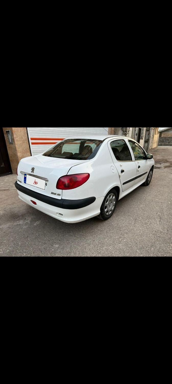 پژو 206 SD V8، مدل ۱۳۹۵|خودرو سواری و وانت|رشت, گلسار|دیوار