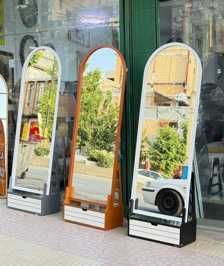 آینه و باکس قدی ام‌دی‌اف سوپر براق 65×200|آینه|سنندج, |دیوار