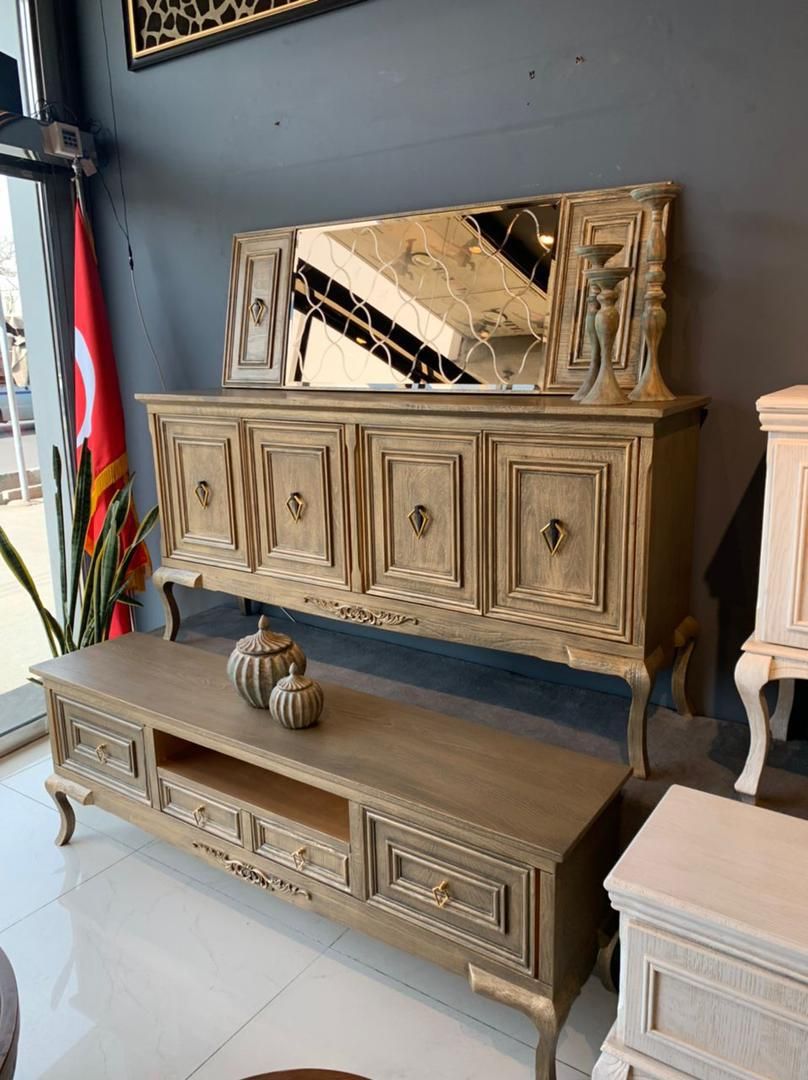 آینه و کنسول و میز تی وی لویی کارا|بوفه، ویترین، کنسول|تهران, شهید رجایی|دیوار