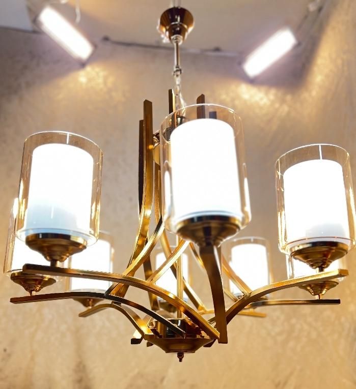 لوستر مدرن مدل پیچک|لوستر و چراغ آویز|کرج, حصارک بالا|دیوار