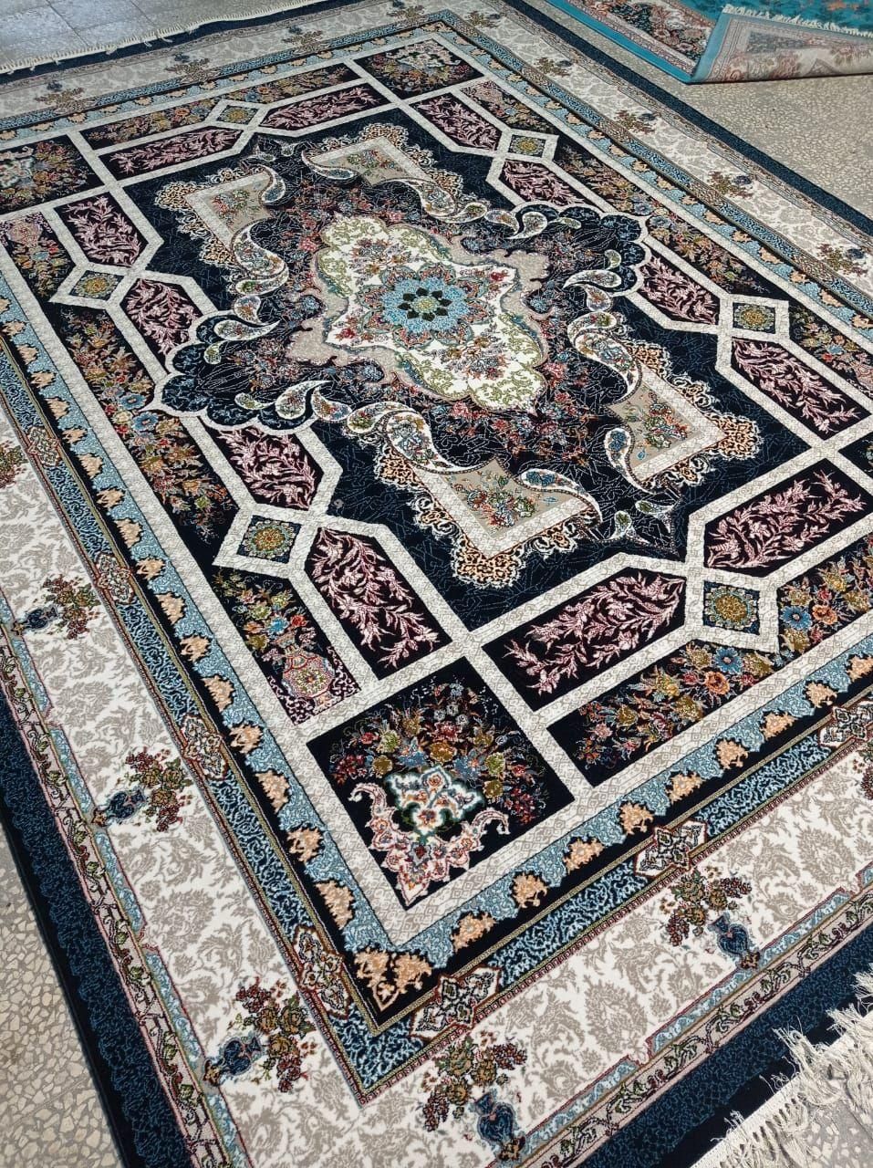 فرش باغ ملک زیبا متراژ کامل طرح گوناکون|فرش|قرچک, |دیوار