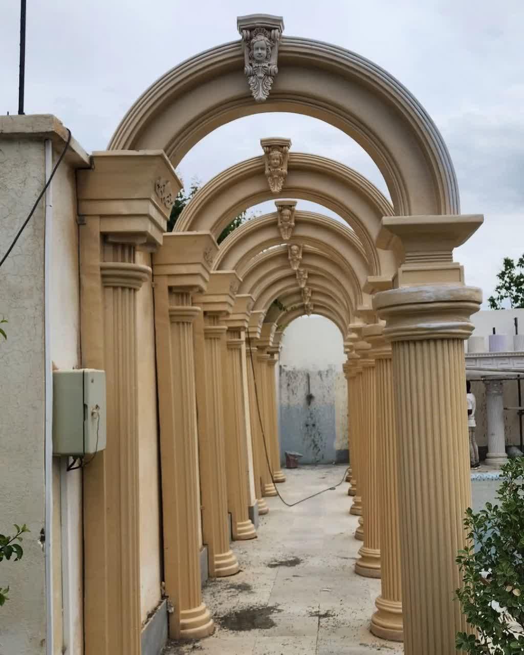 آلاچیق آرک ستون طاق  آبنما فایبرگلاس|مصالح و تجهیزات ساختمان|کرمان, |دیوار