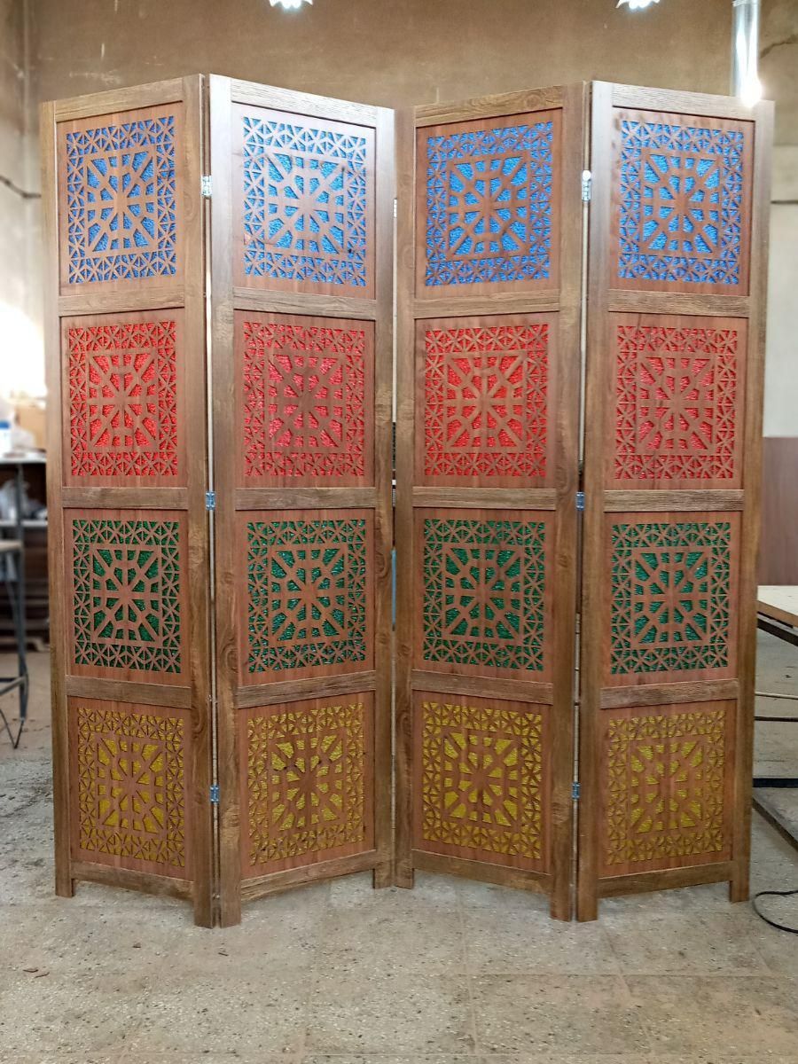 طرح ۴ رنگ پاراوان پارتیشن|صنایع دستی و سایر لوازم تزئینی|تهران, خاوران|دیوار