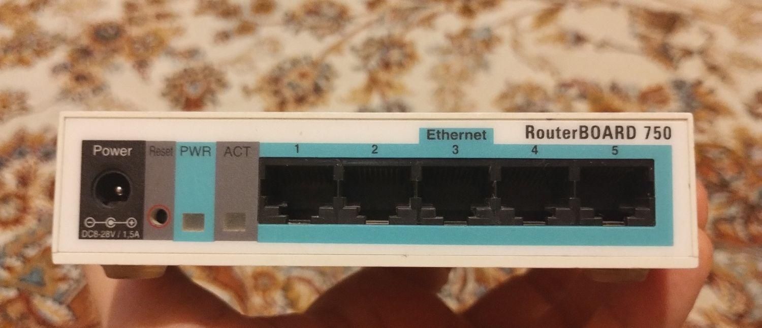 روتر میکروتیک 750 Mikrotik router|مودم و تجهیزات شبکه|تهران, فاطمی|دیوار