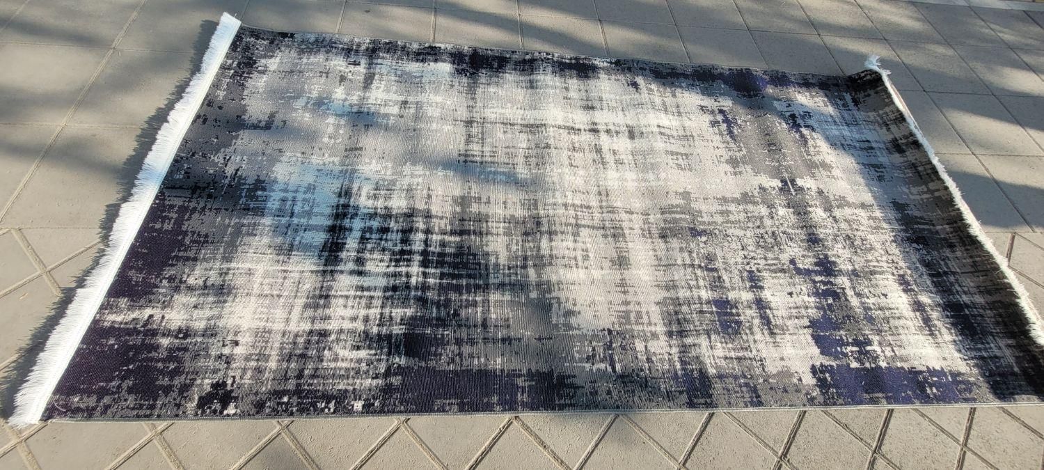 قالیچه پتینه طوسی سرمه ای|فرش|مشهد, کوی المهدی|دیوار