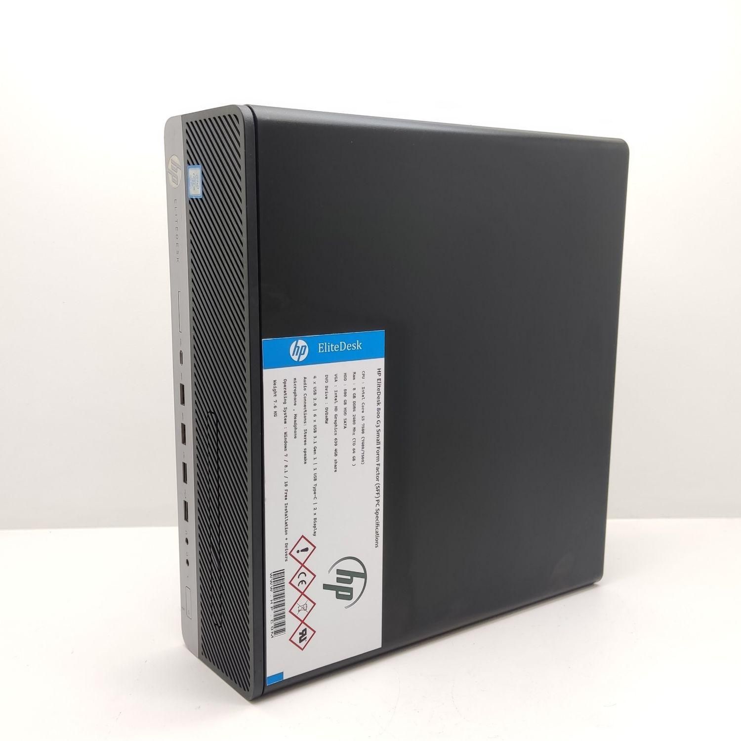 مینی کیس HP G3 با پردازنده i5 نسل هفت|رایانه رومیزی|خرم‌آباد, |دیوار