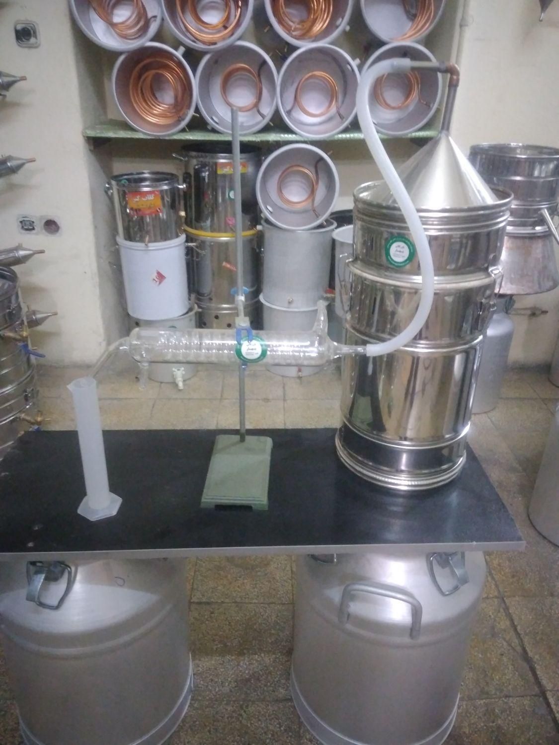 عرقگیری و گلابگیری خنک کننده شیشه ای|ظروف پخت‌وپز|تهران, طیب|دیوار